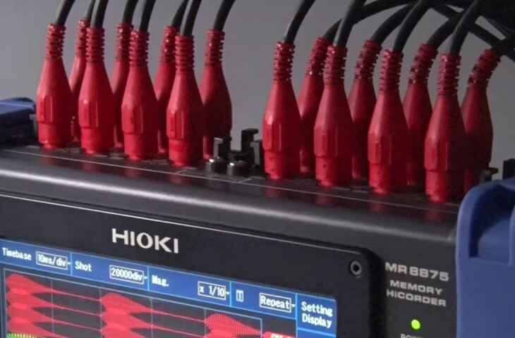 HIOKI MR8875 registratore automazione automotive meccatronica asita m&a